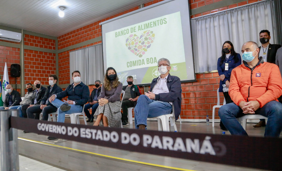 Governo comemora um ano do Banco de Alimentos da Ceasa Paraná - Foto: Valdelino Pontes