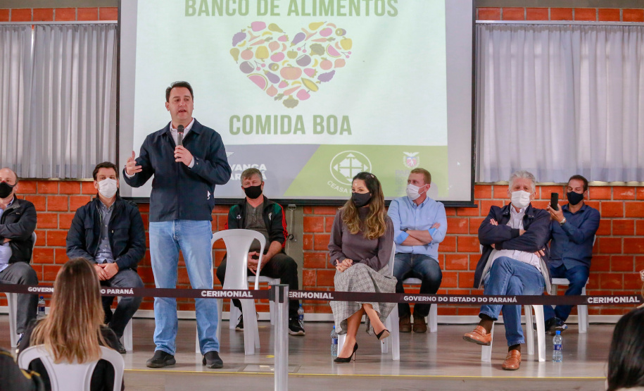 Governo comemora um ano do Banco de Alimentos da Ceasa Paraná - Foto: Valdelino Pontes