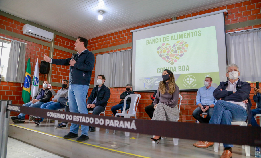 Governo comemora um ano do Banco de Alimentos da Ceasa Paraná - Foto: Valdelino Pontes