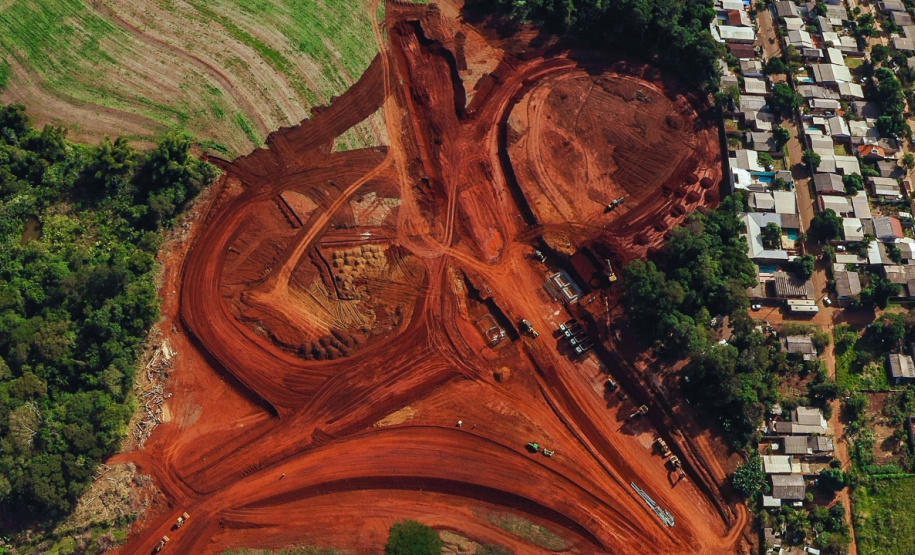 Nova ponte Brasil-Paraguai, em Foz, atinge 52% de execução
Foto: Alexandre Marchetti/Itaipu Binacional