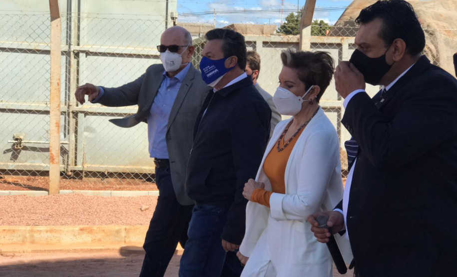 secretário estadual do Desenvolvimento Sustentável e do Turismo, Márcio Nunes, durante inauguração da usina termelétrica pública a biogás em Ponta Grossa, nos Campos Gerais, nesta sexta-feira (30). - Ponta Grossa, 30/04/2021 - foto: SEDEST