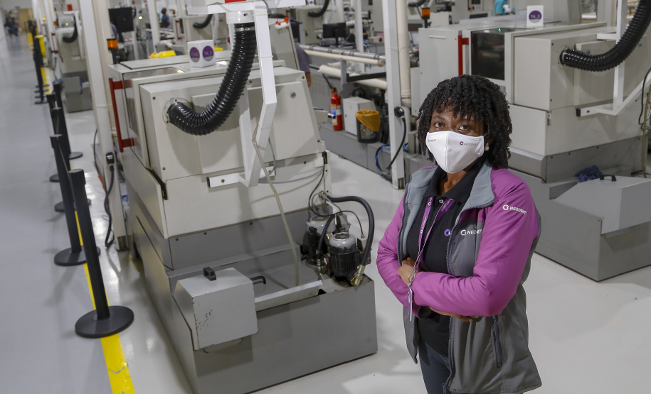 Os rostos e as histórias por trás do recorde de empregos criados no Paraná em 2021 - Natalina dos Santos Oliveira  -
Foto Gilson Abreu/AEN