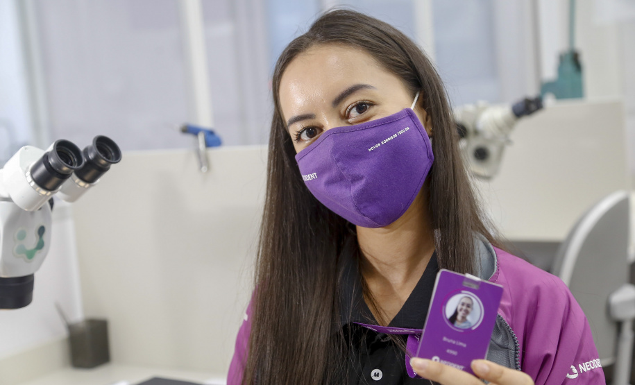 Os rostos e as histórias por trás do recorde de empregos criados no Paraná em 2021 - Bruna Maria de Oliveira de Lima  -
Foto Gilson Abreu/AEN