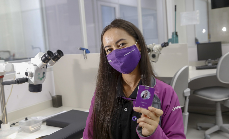 Os rostos e as histórias por trás do recorde de empregos criados no Paraná em 2021 - Bruna Maria de Oliveira de Lima  -
Foto Gilson Abreu/AEN