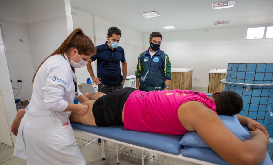 O Centro Nacional de Treinamento de Atletismo (CNTA), localizado em Cascavel, recebeu neste fim de semana a sua primeira competição oficial. O evento-teste aconteceu com a realização do 54º Campeonato Paranaense de Atletismo Sub-20, realizado pela Federação de Atletismo do Paraná (FAP).  -   Cascavel, 02/05/2021  -  Foto: Paraná Esporte