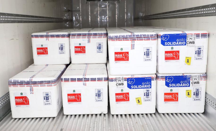 Com a nova remessa de vacinas recebidas na manhã desta segunda-feira (03), o Paraná dará início a imunização contra a Covid-19 de pessoas com comorbidades, com deficiência permanente, grávidas e puérperas