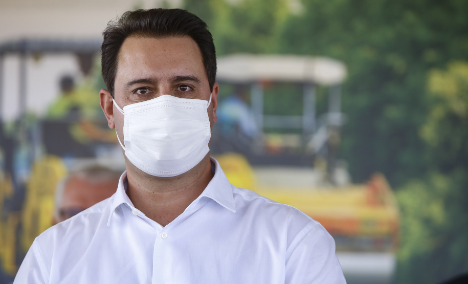 Governador Carlos Massa Ratinho Junior  entrega primeiro trecho de pavimentacao da pr 364, Miguel Picheth, que liga Irati a Sao Mateus do Sul
Foto Gilson Abreu/AEN