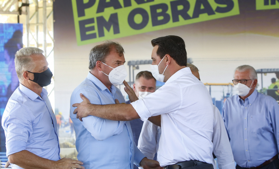 Governador Carlos Massa Ratinho Junior  entrega primeiro trecho de pavimentacao da pr 364, Miguel Picheth, que liga Irati a Sao Mateus do Sul
Foto Gilson Abreu/AEN