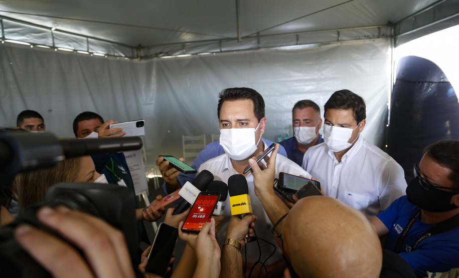 Governador Carlos Massa Ratinho Junior  entrega primeiro trecho de pavimentacao da pr 364, Miguel Picheth, que liga Irati a Sao Mateus do Sul
Foto Gilson Abreu/AEN