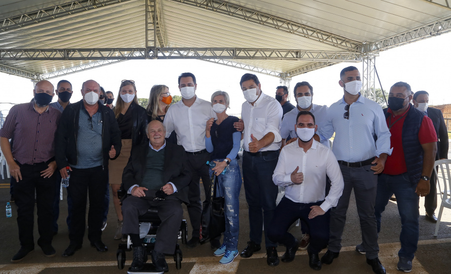 Governador Carlos Massa Ratinho Junior  entrega primeiro trecho de pavimentacao da pr 364, Miguel Picheth, que liga Irati a Sao Mateus do Sul
Foto Gilson Abreu/AEN