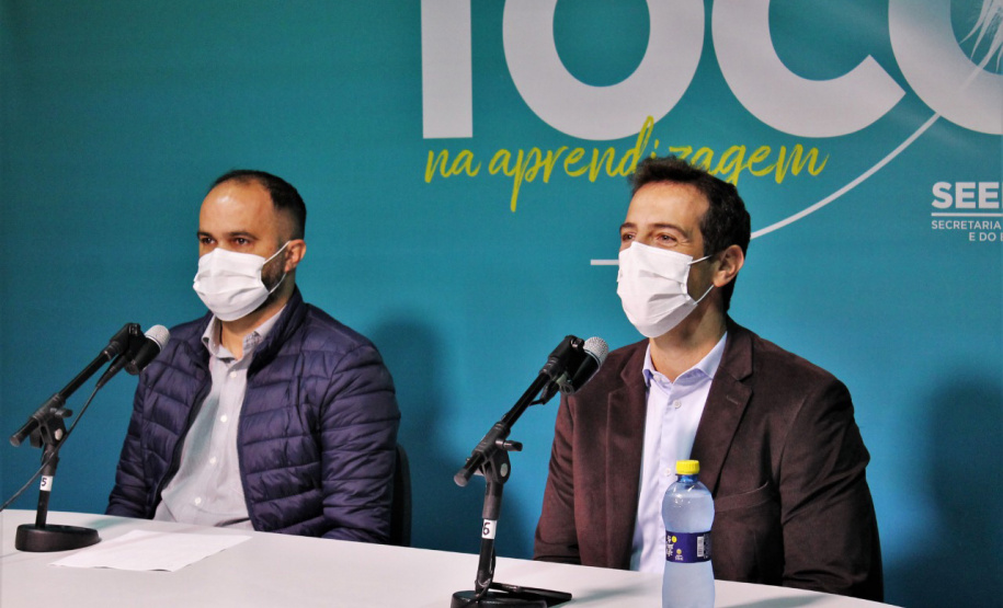 Aula inaugural abre curso de inglês do programa Ganhando o Mundo nesta segunda-feira (3) - Curitiba, 03/05/2021 - Foto: SEED