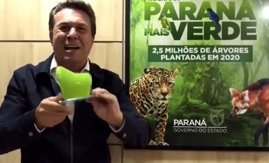 O Instituto Água e Terra (IAT), órgão vinculado à Secretaria do Desenvolvimento Sustentável e do Turismo, foi o vencedor da 27ª edição do Prêmio Expressão de Ecologia na categoria Recuperação de Áreas Degradadas.- Curitiba, 03/05/2021 - Foto: Mafalda Press