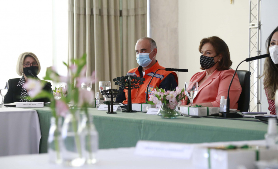 A primeira-dama do Paraná, Luciana Saito Massa, presidiu nesta terça-feira (4), em Curitiba, o primeiro Encontro de Primeiras-Damas do Paraná. A iniciativa tem como objetivo promover um debate entre as primeiras-damas de todos os municípios paranaenses sobre políticas públicas direcionadas à área social e à mulher.