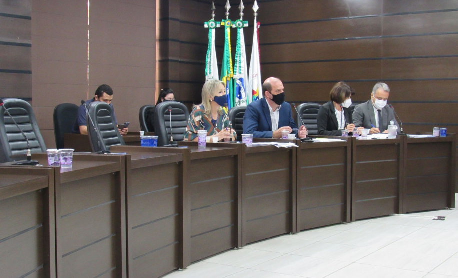 A Companhia de Saneamento do Paraná (Sanepar) apresentou nesta quarta-feira (5) em Cascavel seu plano de investimentos para o município, em audiência pública promovida pela Câmara de Vereadores.  - Cascavel, 04/05/2021  - Foto: Sanepar