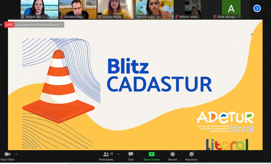 A 85ª Reunião Ordinária do Conselho Paranaense de Turismo (Cepatur) aconteceu na tarde da última terça-feira (4) e teve como uma das pautas principais as medidas governamentais para a retomada do turismo, entre elas o Paraná Pay, o convênio firmado entre Paraná Turismo e Ministério do Turismo e as ações de fomento do Governo do Estado para o retorno das atividades turísticas.   -  Foto: Paraná Turismo