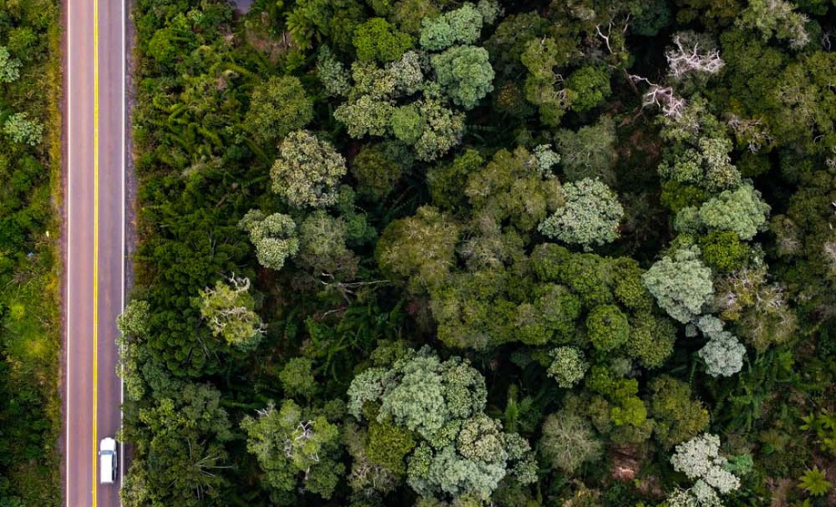 O governador Carlos Massa Ratinho Junior entregou nesta quinta-feira (06) as obras de pavimentação e recape asfáltico da Rodovia Municipal João Maria de Jesus, em Turvo, na Região Central do Paraná.Foto: Jonathan Campos/AEN