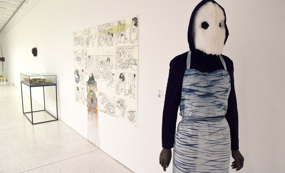 MON realiza exposição do artista francês François Andes. Foto: Kraw Penas/SECC