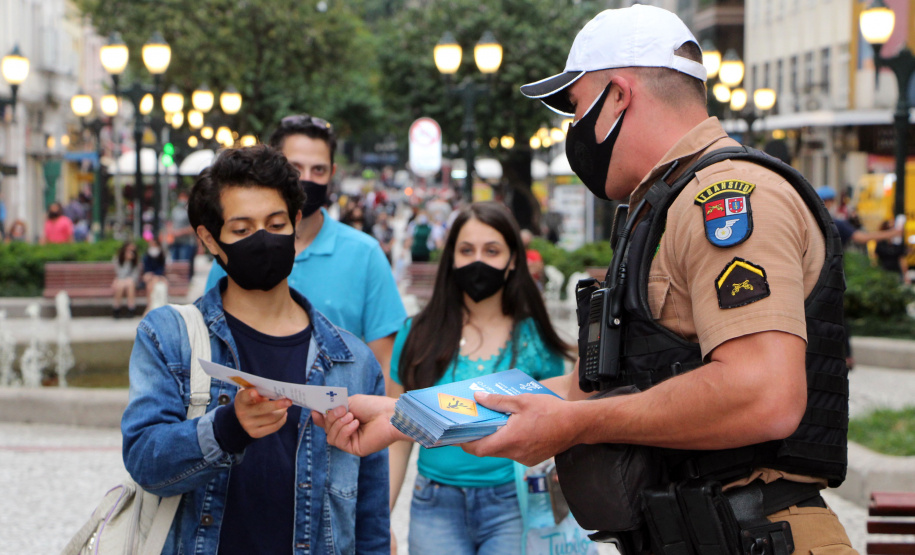 Curitiba, 06 de maio de 2021. Maio Amarelo - BPTran