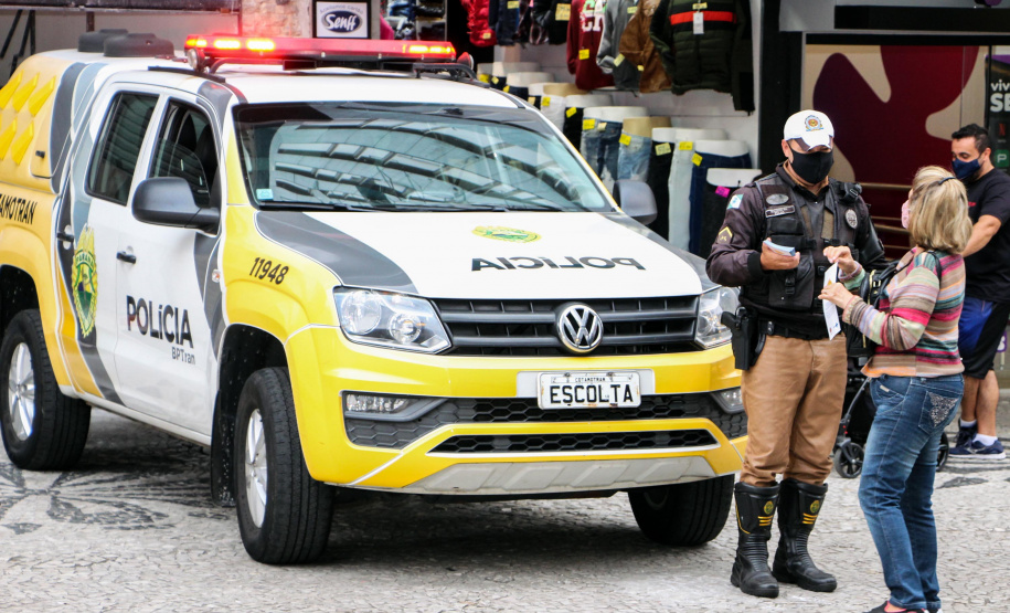Curitiba, 06 de maio de 2021. Maio Amarelo - BPTran