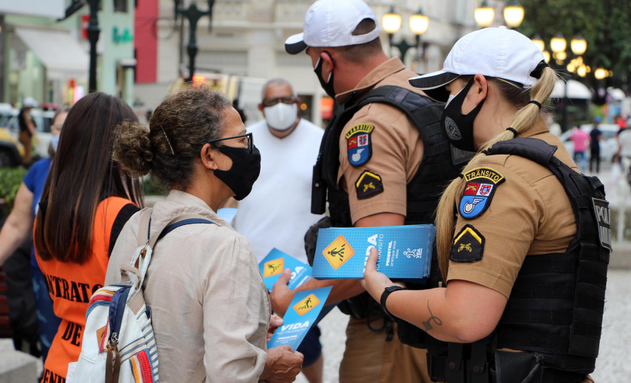 Curitiba, 06 de maio de 2021. Maio Amarelo - BPTran