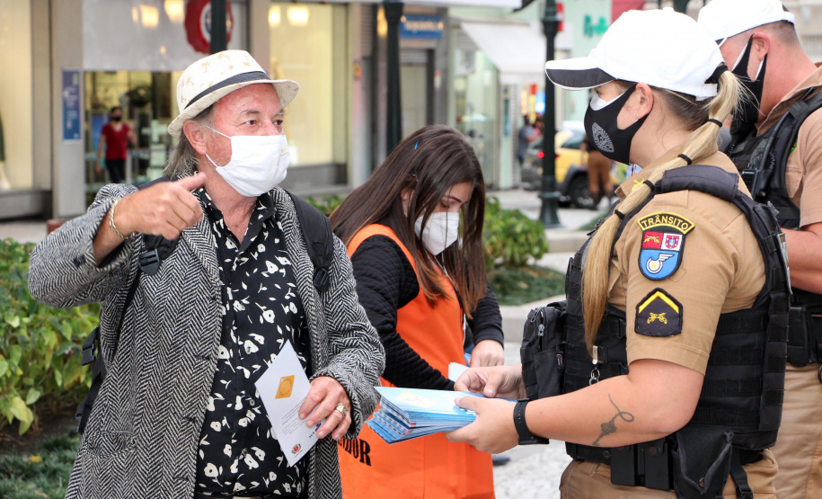 Curitiba, 06 de maio de 2021. Maio Amarelo - BPTran