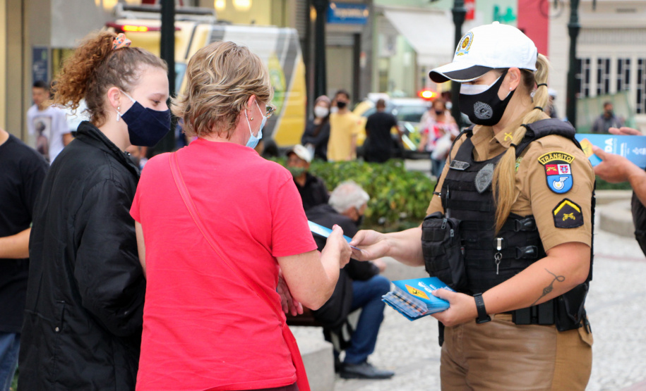 Curitiba, 06 de maio de 2021. Maio Amarelo - BPTran