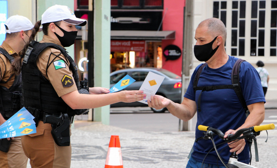 Curitiba, 06 de maio de 2021. Maio Amarelo - BPTran