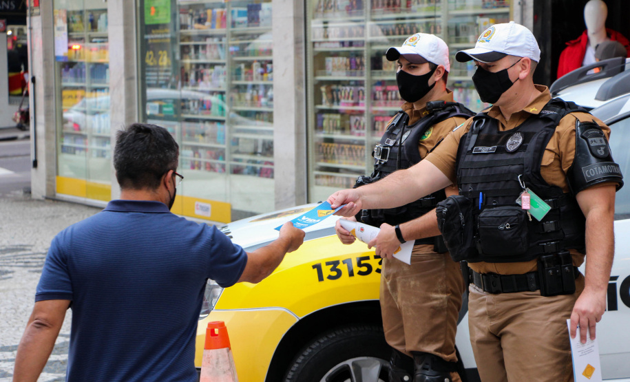 Curitiba, 06 de maio de 2021. Maio Amarelo - BPTran