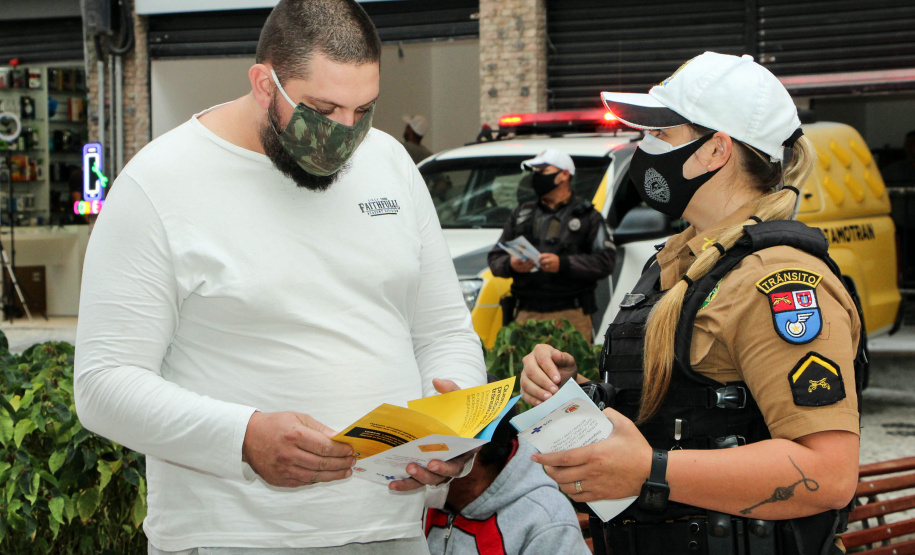 Curitiba, 06 de maio de 2021. Maio Amarelo - BPTran