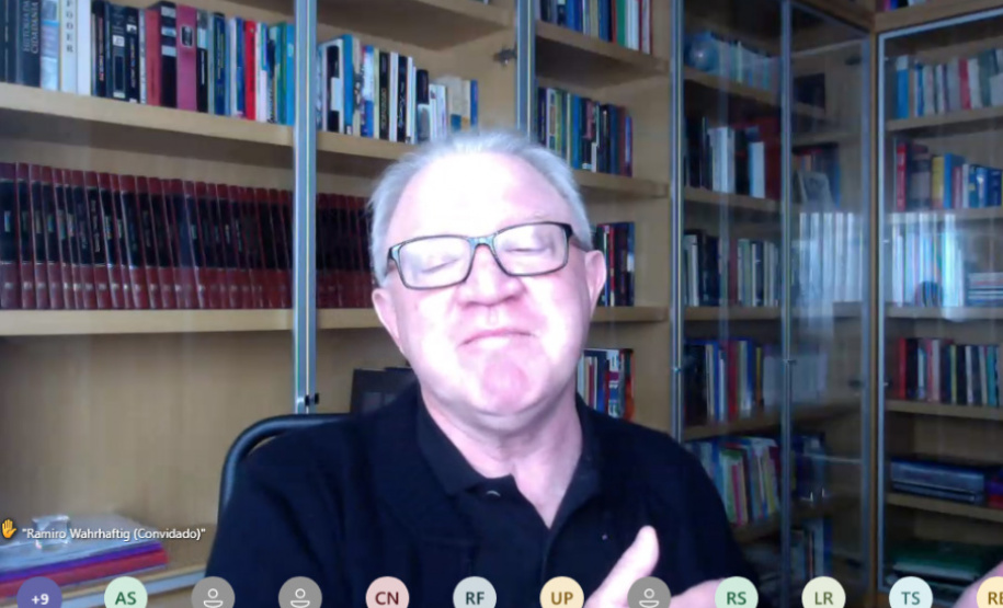 Paraná discute estratégias inovadoras para o uso do H2 e Ptx verdes. Na foto, o presidente da Fundação Araucária, Ramiro Wahrhaftig.   -  Curitiba, 07/05/2021  -  Foto: Vanessa Rita Barazzetti/Fundação Araucária