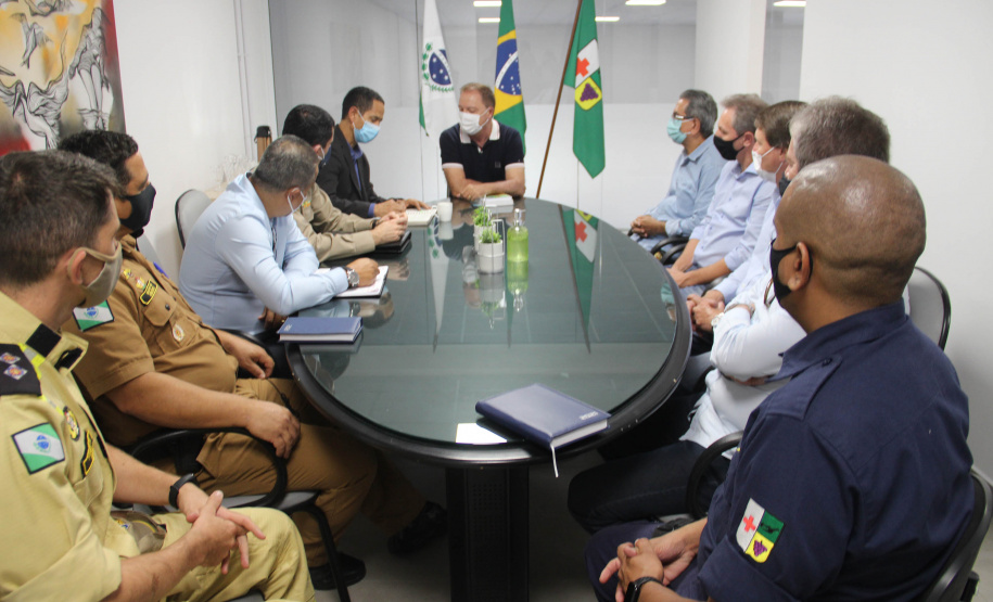Secretário da Segurança Pública, Romulo Marinho Soares  visita obras da nova Delegacia Cidadã de Colombo  -  Colombo, 07/05/2021  -  Foto: SESP/PR