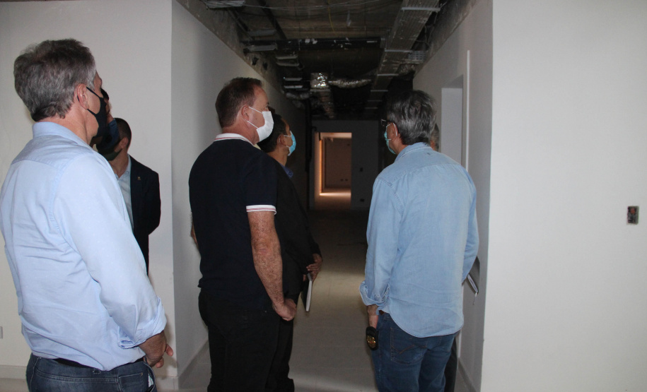 Secretário da Segurança Pública, Romulo Marinho Soares  visita obras da nova Delegacia Cidadã de Colombo  -  Colombo, 07/05/2021  -  Foto: SESP/PR