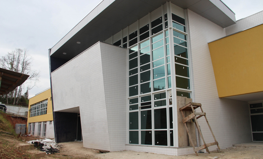 Secretário da Segurança Pública, Romulo Marinho Soares  visita obras da nova Delegacia Cidadã de Colombo  -  Colombo, 07/05/2021  -  Foto: SESP/PR