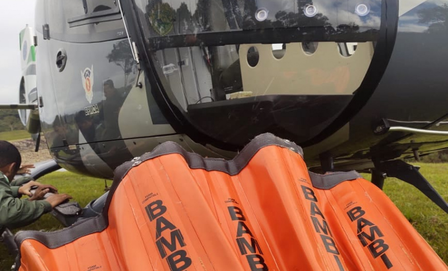 BPMOA intensifica treinamento de pilotos e tripulantes para combate a incêndios florestais. Foto:BPMOA