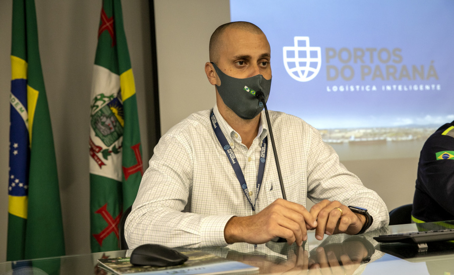 Destaque nacional em gestão portuária e eficiência, os Portos do Paraná querem ser referência, também, em saúde e segurança do trabalho. Por isso, a empresa pública firmou um contrato exclusivo para ações de combate aos acidentes de trabalho. - Paranaguá, 10/05/2021 - Foto: Claudio Neves/Portos do Paraná