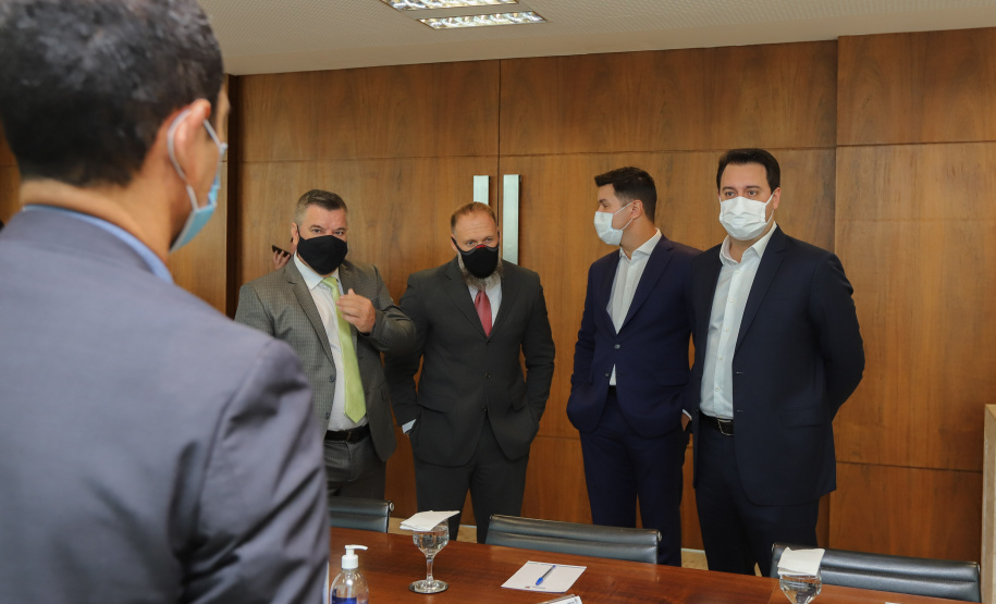 Diarias Policia Civil O governador Carlos Massa Ratinho Junior anuncia nesta terça-feira (11) o pagamento de diarias exrtajornada para a Policia Civil do Parana. Curitiba, 11/05/2021. Foto: Geraldo Bubniak/AEN