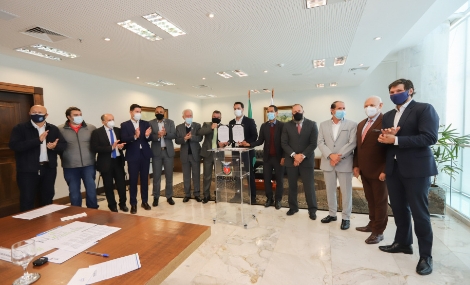 Diarias Policia Civil O governador Carlos Massa Ratinho Junior anuncia nesta terça-feira (11) o pagamento de diarias exrtajornada para a Policia Civil do Parana. Curitiba, 11/05/2021. Foto: Geraldo Bubniak/AEN