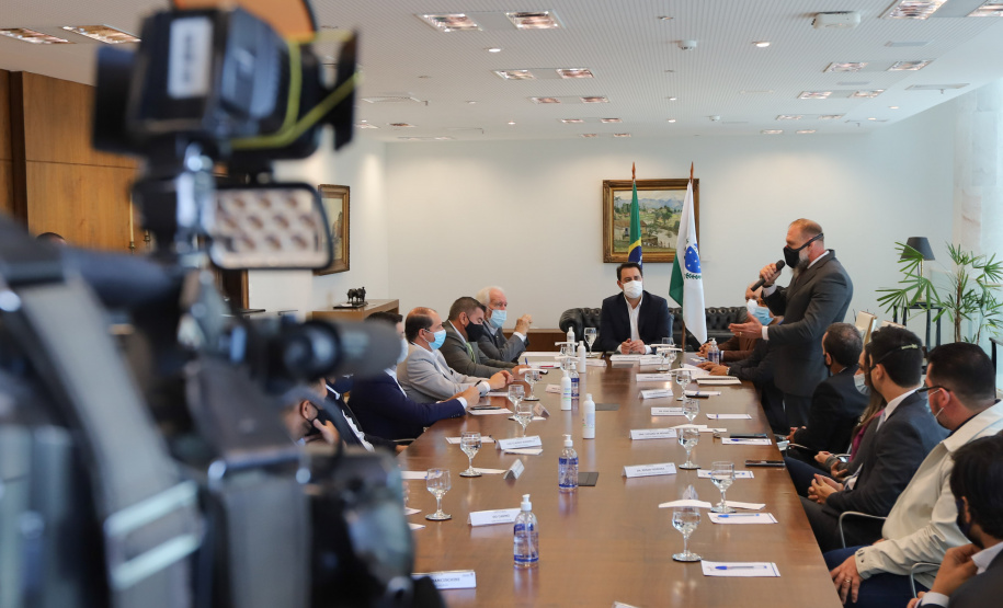 Diarias Policia Civil O governador Carlos Massa Ratinho Junior anuncia nesta terça-feira (11) o pagamento de diarias exrtajornada para a Policia Civil do Parana. Curitiba, 11/05/2021. Foto: Geraldo Bubniak/AEN