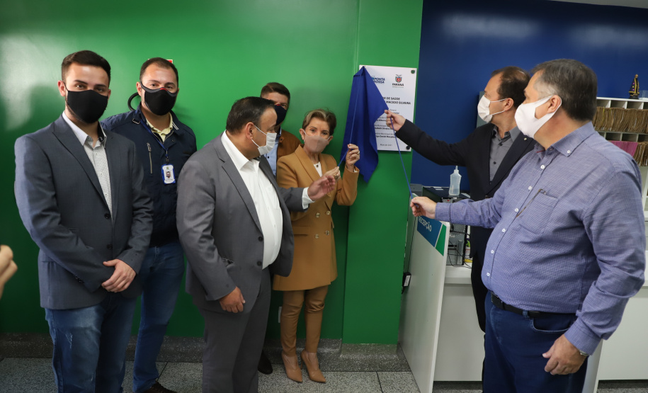 O Governo do Estado inaugurou uma nova Unidade Básica de Saúde (UBS) no município de Ponta Grossa nesta terça-feira (11). A obra possui um investimento de R$ 750 mil de repasse estadual. O secretário de Estado da Saúde, Beto Preto, esteve presente na inauguração e falou sobre a importância desta obra para a população.  -  Ponta Grossa, 11/05/2021  -  Foto: Ari Dias/AEN