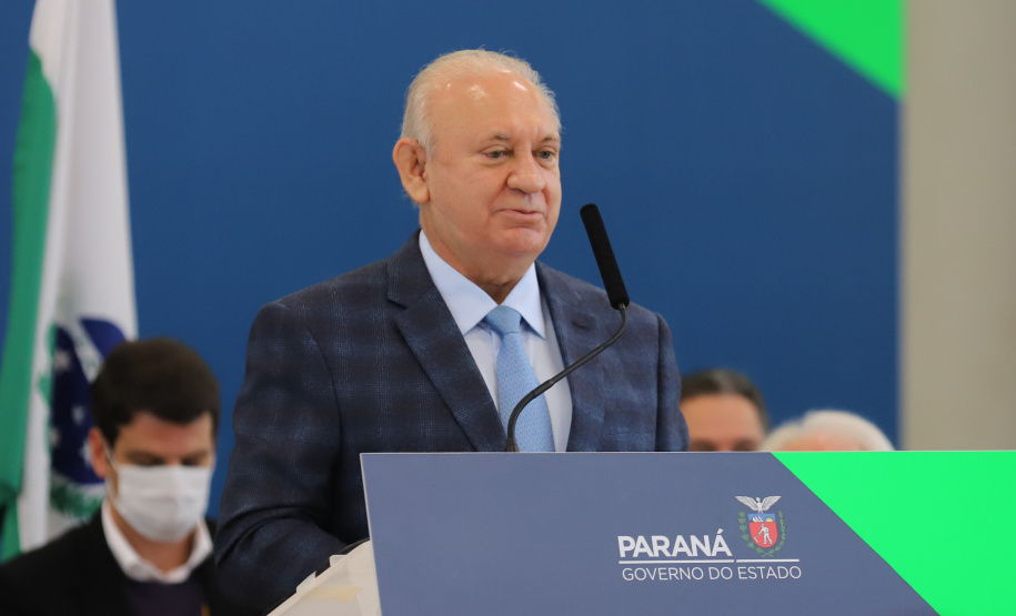 Casa Facil O governador Carlos Massa Ratinho Junior anuncia nesta quarta-feira (12) o lancamento do Programa Casa Facil, com objetivo de viabilizar a aquisicao da casa propria para familias com renda de ate tres salarios minimos Ademar Traiano, Presidente da ALEP. Curitiba, 12/05/2021. Foto: Geraldo Bubniak/AEN