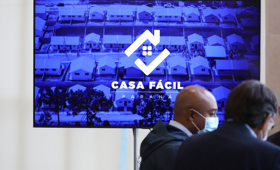 O governador Carlos Massa Ratinho Junior anuncia nesta quarta-feira (12) o lancamento do Programa Casa Facil, com objetivo de viabilizar a aquisicao da casa propria para familias com renda de ate tres salarios minimos.
Curitiba, 12/05/2021. Foto: Geraldo Bubniak/AEN