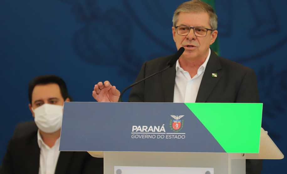 Casa Facil O governador Carlos Massa Ratinho Junior anuncia nesta quarta-feira (12) o lancamento do Programa Casa Facil, com objetivo de viabilizar a aquisicao da casa propria para familias com renda de ate tres salarios minimos. Curitiba, 12/05/2021. Foto: Geraldo Bubniak/AEN