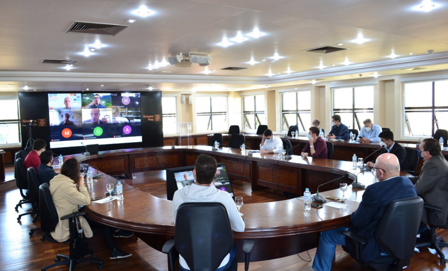 Governo do Paraná se reúne com Governo Federal para discutir projetos de ampliação e modernização da Ferroeste - Curitiba, 12/05/2021 - Foto: GT Ferrovias