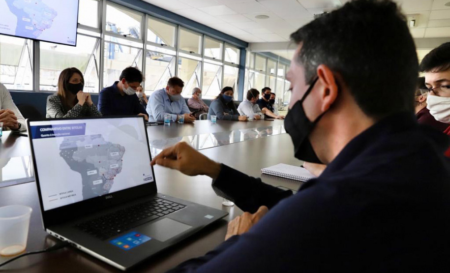 Governo do Paraná se reúne com Governo Federal para discutir projetos de ampliação e modernização da Ferroeste - Curitiba, 12/05/2021 - Foto: GT Ferrovias