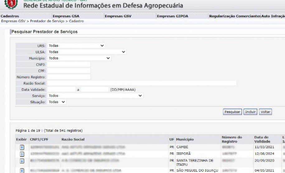 Solução traz novas funcionalidades para sistema da Agência de Defesa Agropecuária do Paraná
. Foto: Celepar