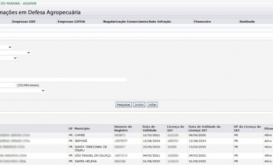 Solução traz novas funcionalidades para sistema da Agência de Defesa Agropecuária do Paraná
. Foto: Celepar