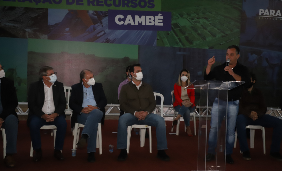O município de Cambé, no Norte do Estado, vai receber 434 novas casas. O anúncio foi feito pelo governador Carlos Massa Ratinho Junior nesta quinta-feira (13) no mesmo evento que liberou R$ 3 milhões para o município. - Cambé, 13/05/2021  -  foto: Ari Dias/AEN