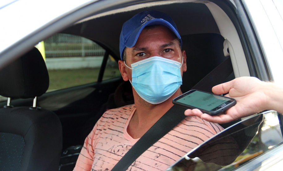 13-05-2021 Blitz educativa em alusão ao Maio Amarelo. Curitiba, 13 de maio de 2021. Blitz educativa em alusão ao Maio Amarelo. Foto: entrevista com o Sr. José Mario Vieira.