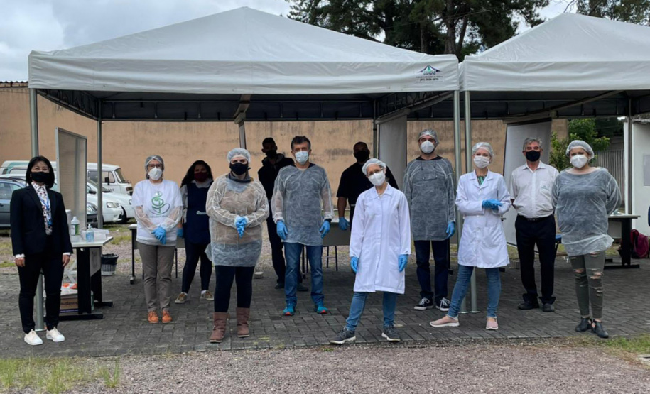 Pesquisadores da Universidade Federal do Paraná (UFPR) farão uma nova rodada de testes com servidores do Palácio das Araucárias para detecção do coronavírus. O mutirão será na próxima terça-feira (18), no estacionamento do Setor de Ciências Biológicas (SCB), no Centro Politécnico, em Curitiba, das 8h às 13h. - Curitiba, 14/05/2021 - Foto: SETI