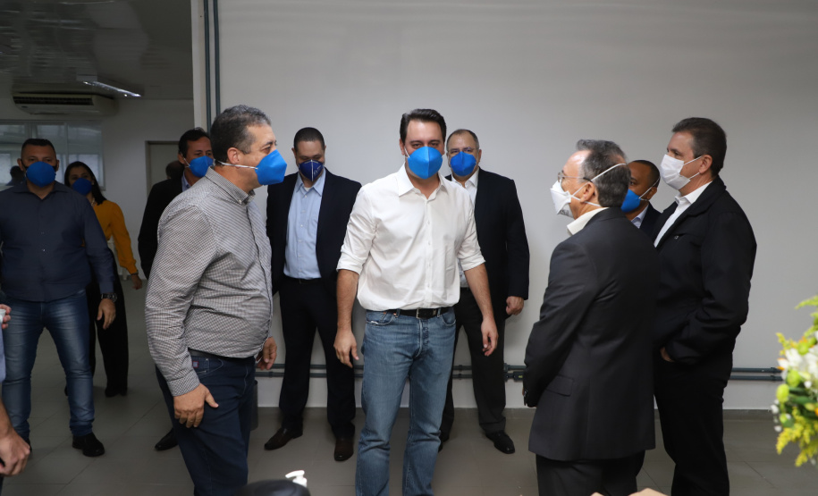 Governador Carlos Massa Ratinho Junior durante visita a JBS  -  Foto: Ari Dias/AEN